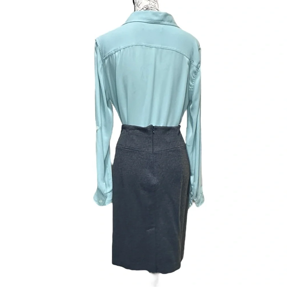 Michael Kors Gray Pencil Skirt Size 12